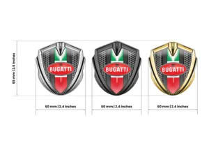 Bugatti Emblem Auto Abzeichen Pro Design Aus Edelstahl Kante